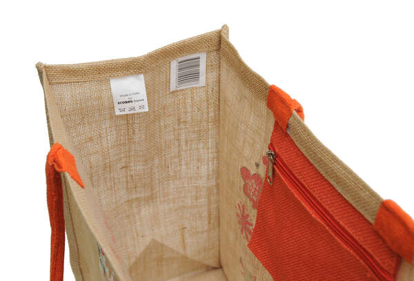 Imagen del producto Bolsa de tela de yute de lujo marca Joan Rich