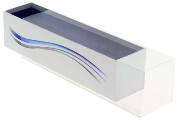 Imagen del producto Estuche de cartón con funda para vasitos Olas