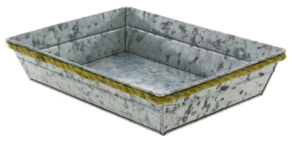 Imagen del producto Bandeja de zinc y cuerdas