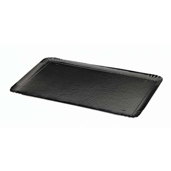 Imagen del producto Bandeja de cáterin dorada, negra y plateada
