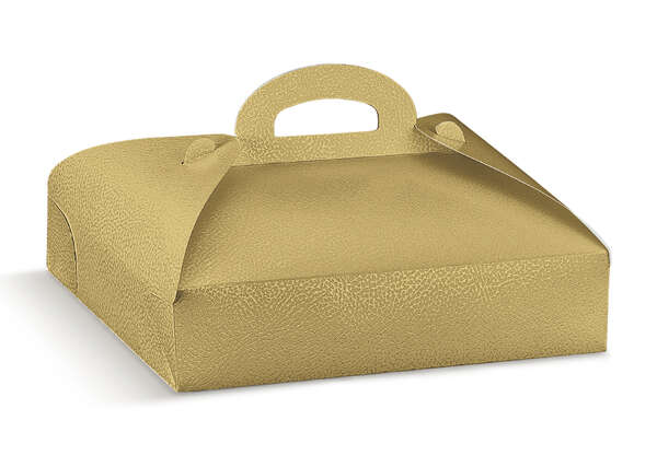 Imagen del producto Cajas de pastelería doradas