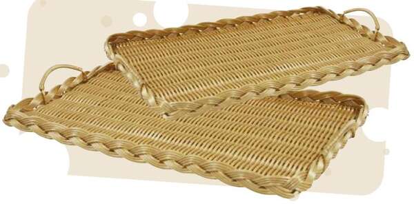 Imagen del producto Bandeja rectangular de polipropileno