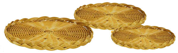 Imagen del producto Bandejas redondas de polipropileno + bordes