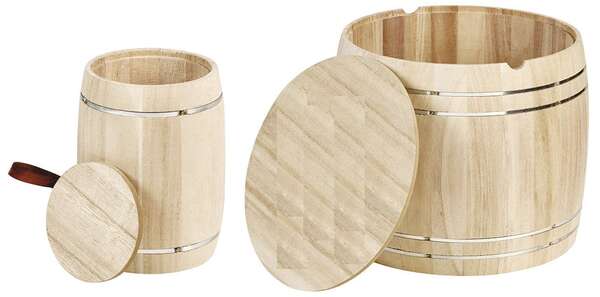 Imagen del producto Pequeño y gran tonel de madera