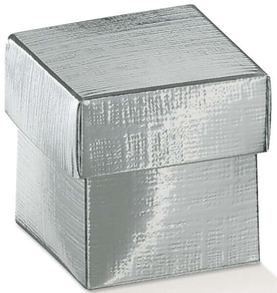 Imagen del producto Caja de cartón plateada