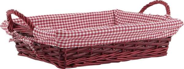 Imagen del producto Cesta de mimbre + tela