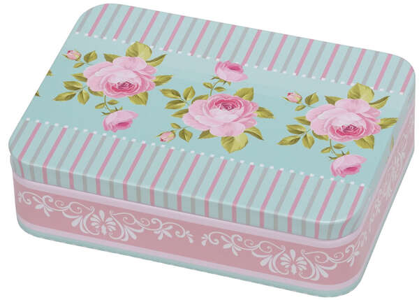 Imagen del producto Caja de metal decorativa Bella