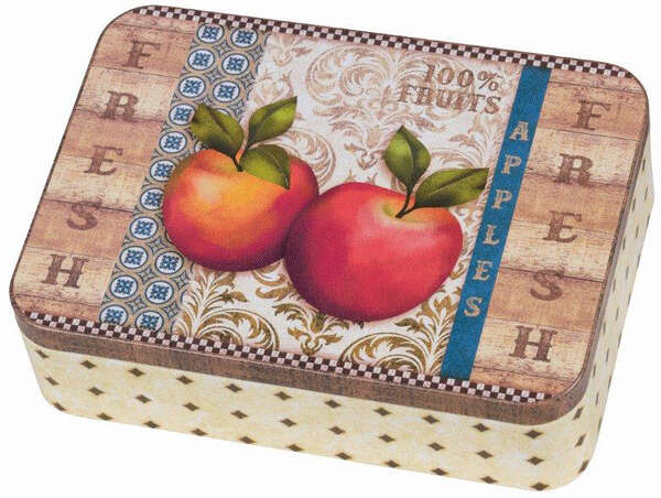Imagen del producto Caja de metal Manzanas