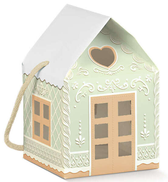 Imagen del producto Pequeña casa verde pastel