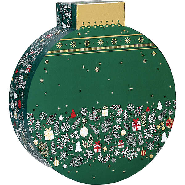 Imagen del producto Caja en forma de bola de árbol de Navidad