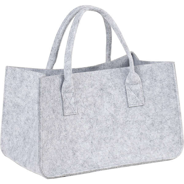 Imagen del producto Bolsa de fieltro rectangular gris claro