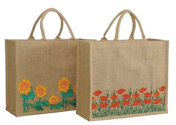 Imagen del producto Bolsas de yute con impresion