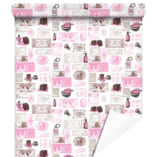 Imagen del producto Rollo Envoltura de regalo Fragancias rosa/gris