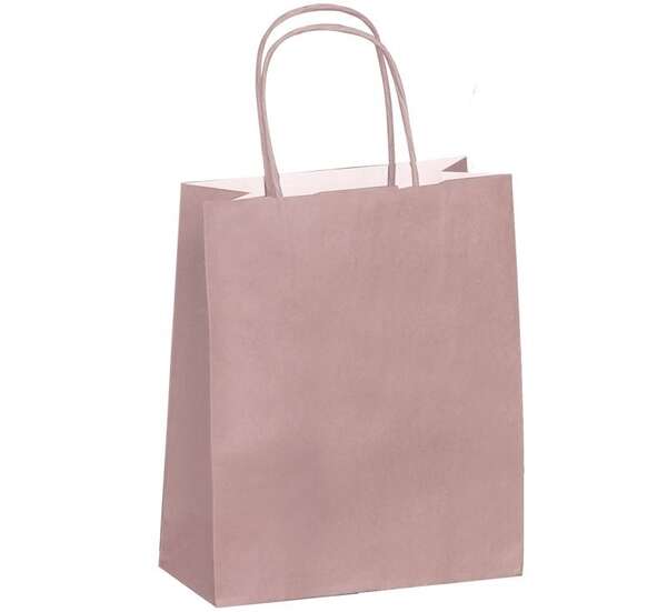 Imagen del producto Bolsa  papel kraft rosa pulverizado