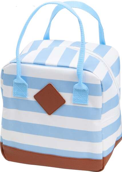 Imagen del producto Bolsa isotérmica 600D con rayas azules 