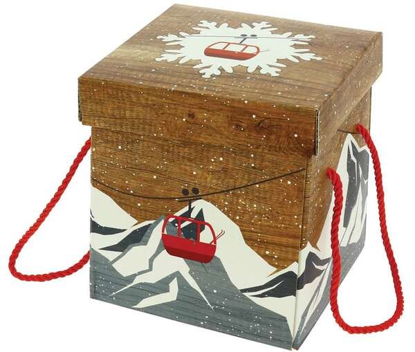 Imagen del producto Caja cuadrada plegable Chalet 