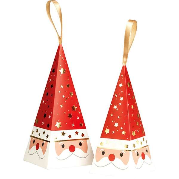 Imagen del producto Pirámida de papel de Papá Noel