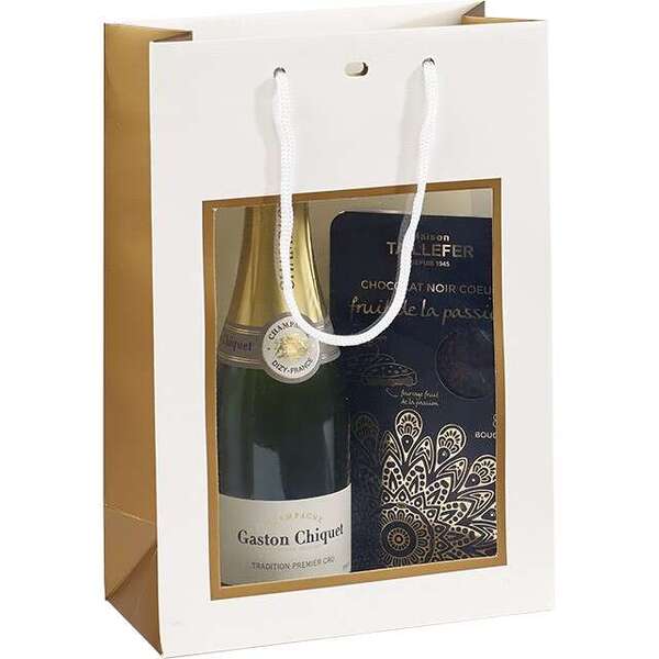 Imagen del producto Bolsas papel kraft con ventana PVC