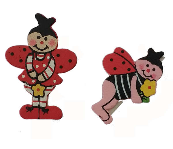 Imagen del producto Pinzas de mariquita y abejas