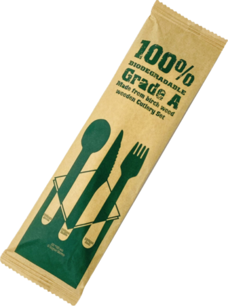 Imagen del producto 500 lotes de cubiertos de madera 