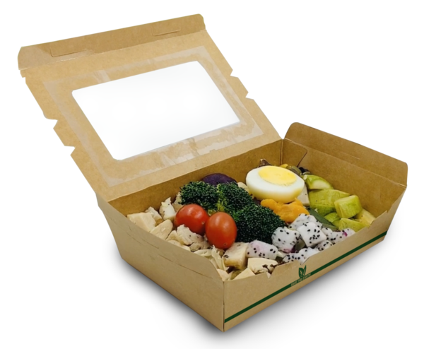 Imagen del producto 50 cajas de kraft con ventana
