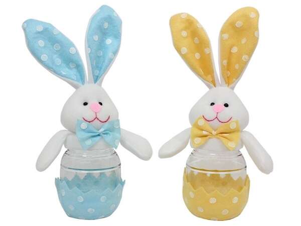 Imagen del producto Frasco trasparente de plástico para Pascua 