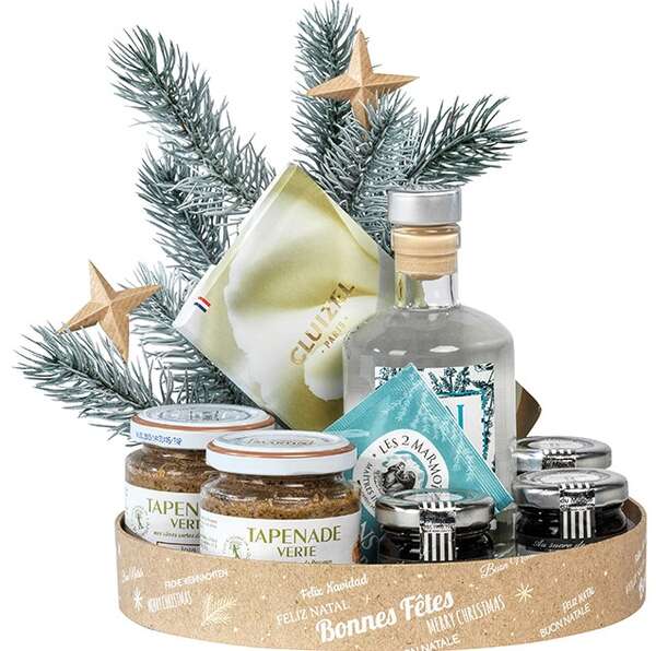 Imagen del producto Cesta de cartón redonda 