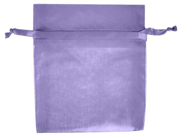 Imagen del producto Bolsitas de organdí con cierre lavanda