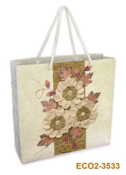 Imagen del producto Bolsa de papel Flores de otoño