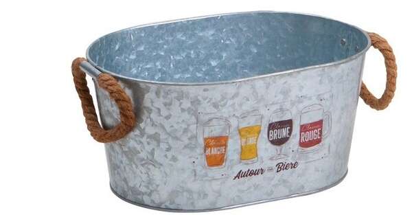 Imagen del producto Cesta de metal cerveza 