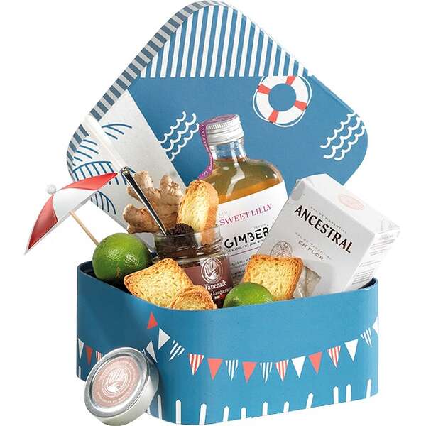 Imagen del producto Caja con decoración marina