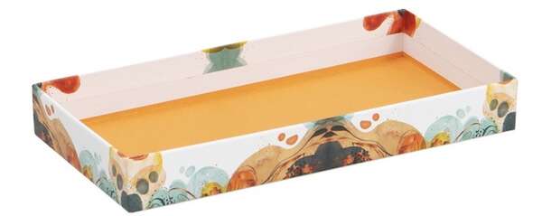 Imagen del producto Bandeja rectangular de cartón Color
