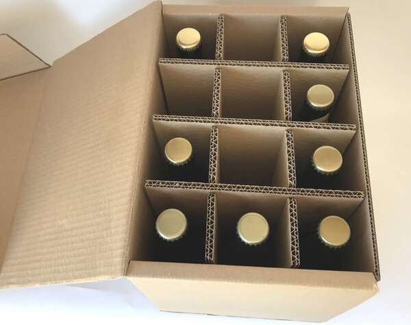 Imagen del producto Carton para expedición de 6 o 12 botellas 33 cl