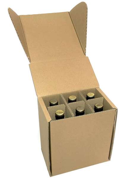 Imagen del producto Carton para expedición de 6 o 12 botellas 33 cl