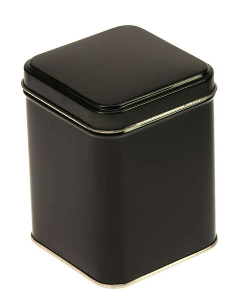 Imagen del producto Caja de té de metal mate