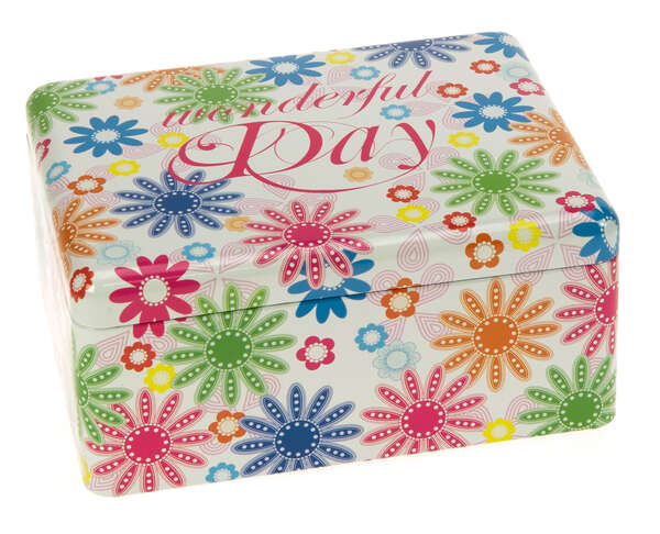 Imagen del producto Caja de té de metal Wonderful