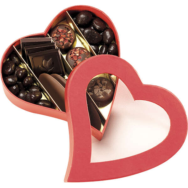 Imagen del producto Caja de bombones en forma de corazón