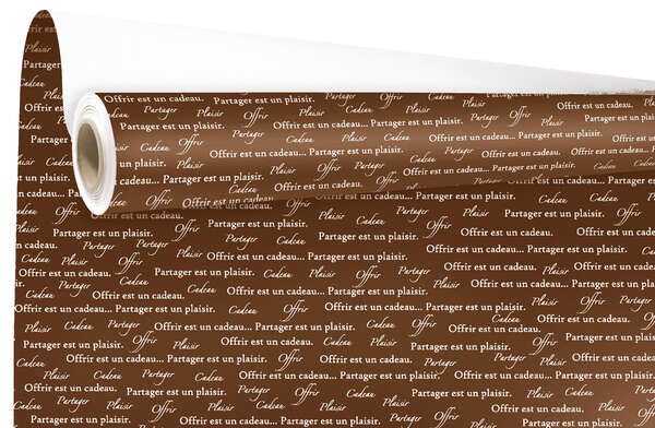 Imagen del producto Rollo Papel regalo patrón “OFERTA CHOCOLATE