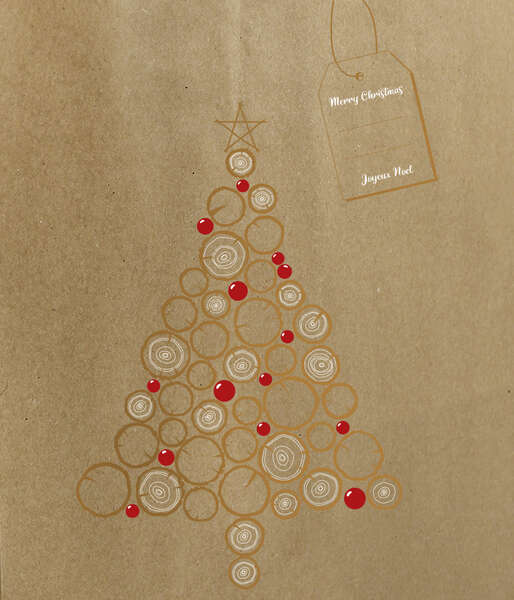 Imagen del producto Bolsa papel  kraft Celebración