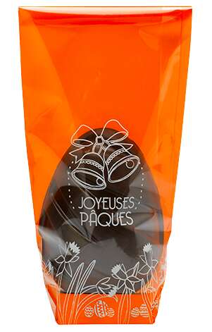 Imagen del producto 100 sobres de campana de Pascua naranja