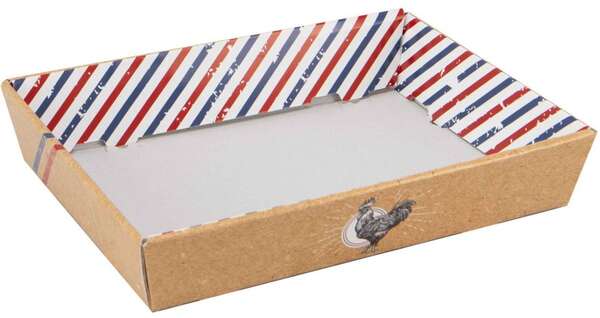 Imagen del producto Bandeja de Cartón Kraft Rectangular 