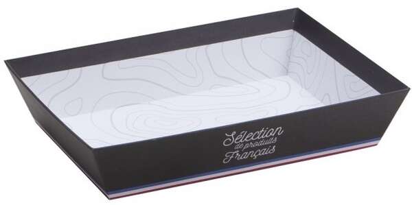 Imagen del producto Bandeja de cartón “selección de productos franceses”