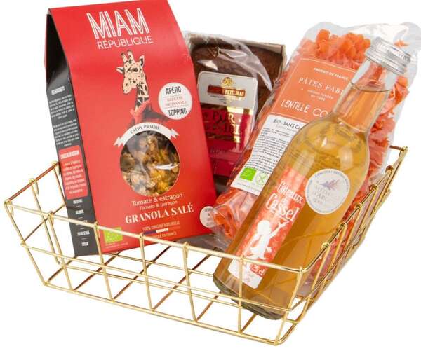 Imagen del producto Bandeja Metálica Cuadrada Dorada 