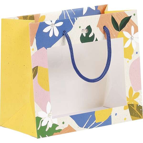 Imagen del producto Bolsa de papel con ventana Colección “Citrus Garden”