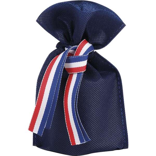 Imagen del producto Bolsa de polipropileno no tejido Colección “Cinta Tricolor Azul Marino”