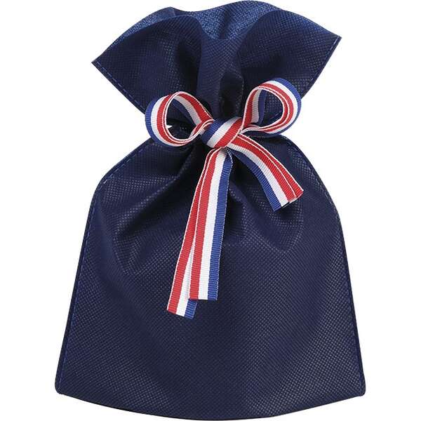 Imagen del producto Bolsa de polipropileno no tejido Colección “Cinta Tricolor Azul Marino”