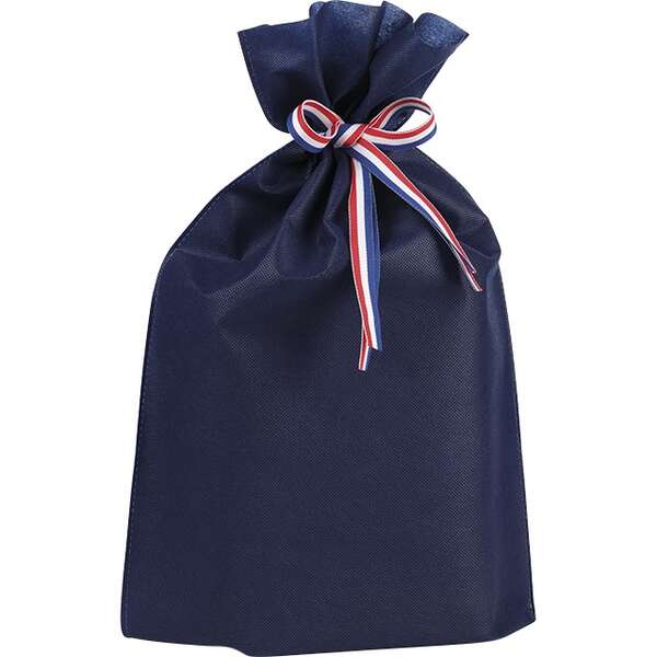 Imagen del producto Bolsa de polipropileno no tejido Colección “Cinta Tricolor Azul Marino”