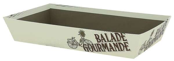 Imagen del producto Bandeja de Cartón Rectangular “Paseo Gourmet”