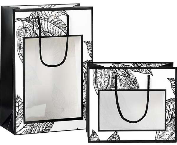 Imagen del producto Bolsa  papel kraft con ventana colección 