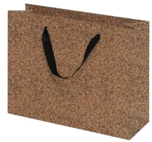 Imagen del producto Bolsa asa cordon decorada corcho